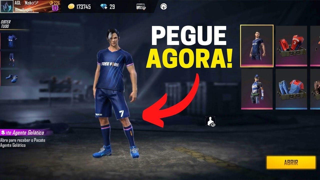 Saiba Como Pegar a Primeira Skin do Cristiano Ronaldo no Free Fire no